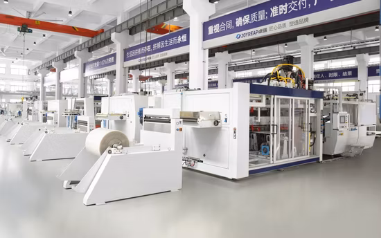 Multi-Estaciones Taza de té de la leche desechable Vaso de plástico alto y delgado grueso Vaso de bebida de jugo Vaso de inyección alto Máquina de envasado termoformado personalizado