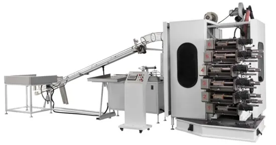 Máquina de impresión de tazas de línea aérea de inyección multicolor