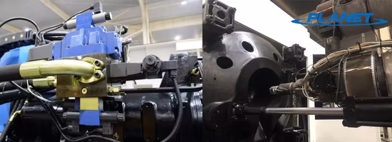 Máquina de moldeo por inyección de plástico multicomponente